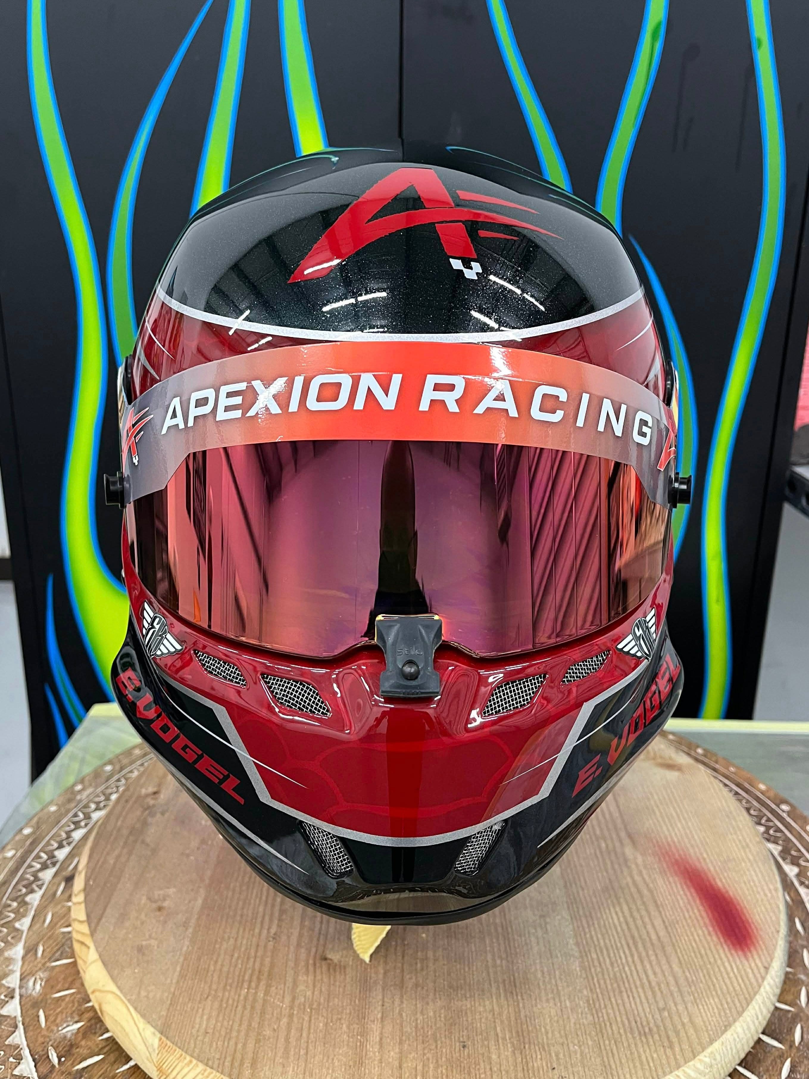 Custom Race Helmet Painting