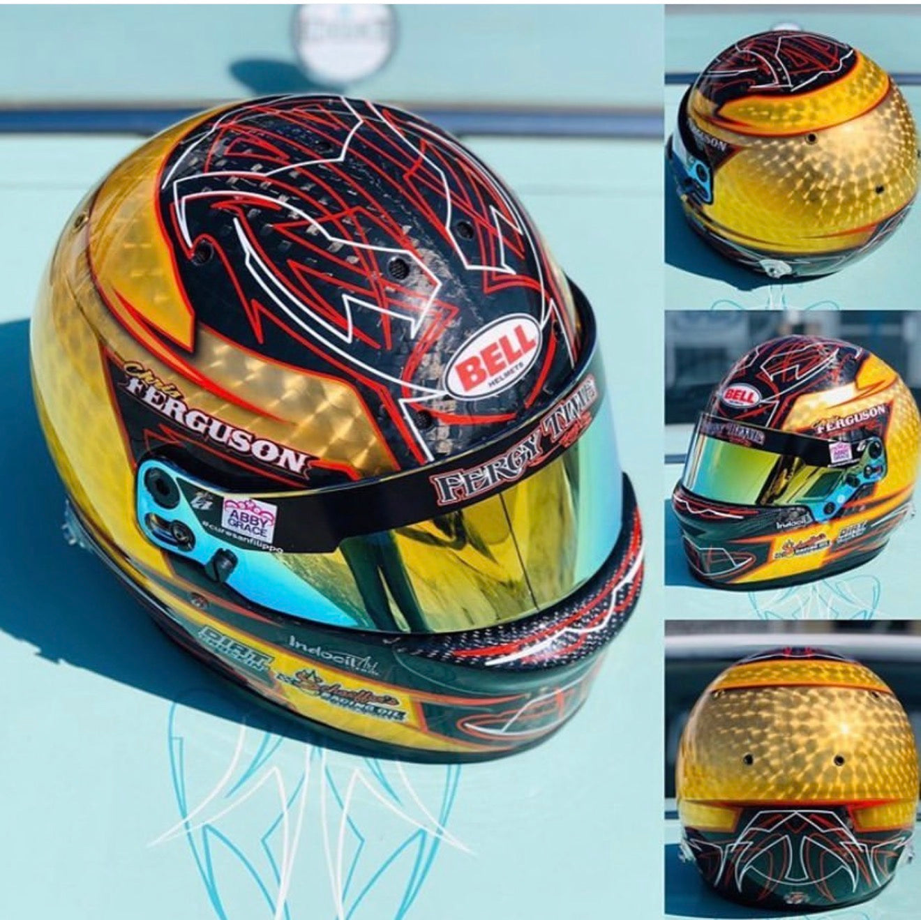 Custom Race Helmet Painting