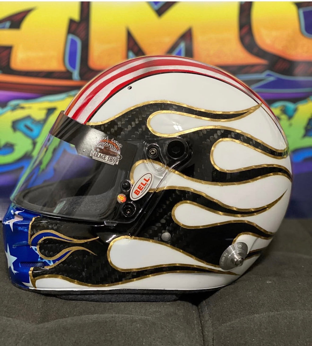 Custom Race Helmet Painting