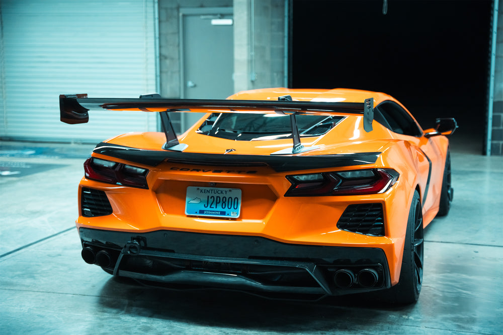 Swan Neck UCW Rear Wing Kit- Corvette Convertible (C8)