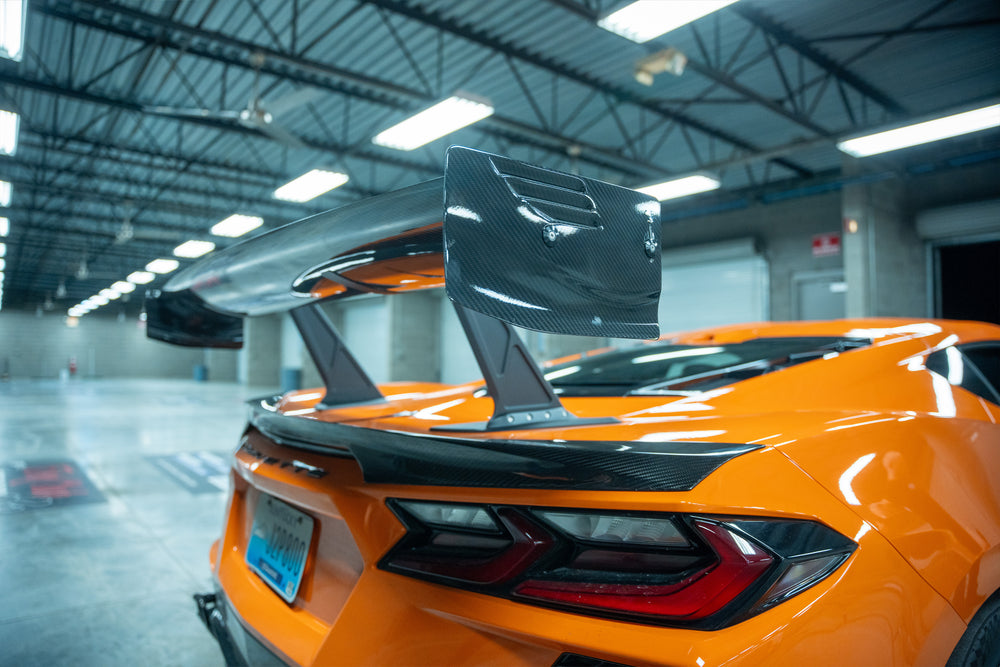 Swan Neck UCW Rear Wing Kit- Corvette Convertible (C8)